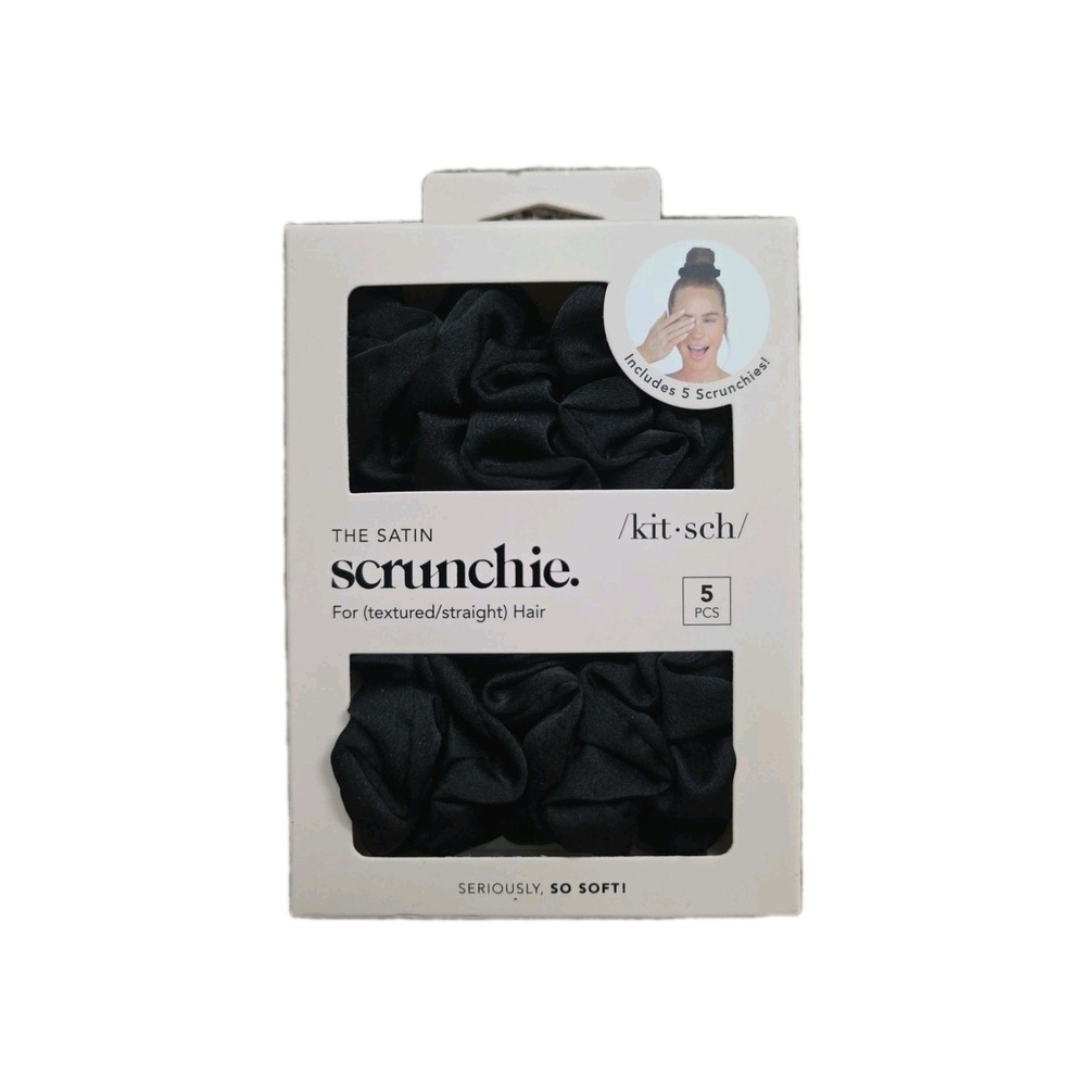 Kitsch Satin Scrunchies for Women - No Crease Hair Ties for Girls | Scrunchie...
